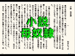 小説 母奴○ [如月むつき]