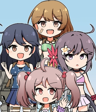 デフォルメ艦娘イラストまとめ本 -駆逐艦編- [ましろしらたき]