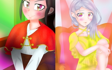 いれいざーイラスト集12赤ずきん風と黄色ドレス [イレイザー]