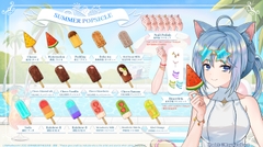 夏日冰棒 | アイスキャンディー | Summer popsicle | Vtuber assets | Live2D 素材 [LittleRedBeanArt]