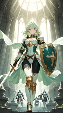 女性騎士(グリーン) [Go衛門]