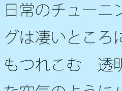 日常のチューニングは凄いところにもつれこむ 透明な空気のようにパッとと思うが