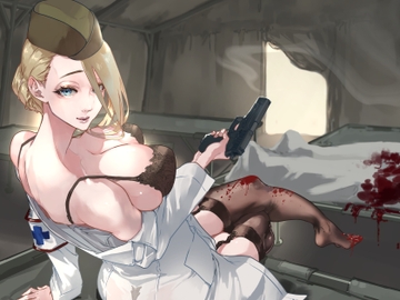 【殺され射精ASMR】軍医マーシーの回顧録～女に負けてイくのってどんな気分ですか?～ [搾・殺・女・神]