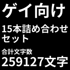 ゲイ向けBL小説15本詰め合わせパック [Velvet Sins]