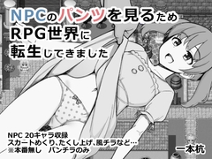 NPCのパンツを見るためRPG世界に転生してきました [一本杭]