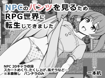 NPCのパンツを見るためRPG世界に転生してきました [一本杭]
