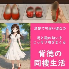 【足の匂いフェチ】初めてできた大好きな彼女の足の匂いをバレないように嗅ぎまくる背徳の同棲生活 [靴中湿地帯]