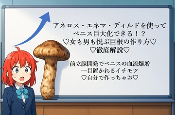 アネロス・エネマ・ディルドを使って ペニス巨大化できる！?♡女も男も悦ぶ巨根の作り方♡♡徹底解説♡前立腺開発でペニス血流爆増 一目置かれるイチモツ♡作っちゃお♡ [メスイキ♡ドライオーガズム♡研究所]