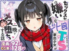 セックスが嫌いなジト目TS家出少女を一晩でメス堕ちさせた話