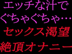 エッチな汁でぐちゃぐちゃ…セックス渇望絶頂オナニー [絶頂ひとりオナ子]