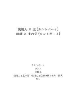 主と玩具～ANAPより～ [下衆の箱庭]