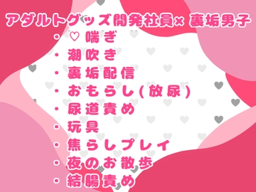 裏垢男子の俺が、報酬につられてアナルグッズデビューしたら散々開発されておちんぽじゃないと満足出来ない身体にさせられちゃいました！? [おつきみごはん]