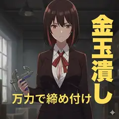 女に監禁されて万力で金玉を潰されたお話/読み切り