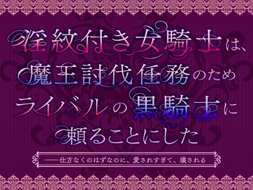淫紋付き女騎士は、魔王討伐任務のためライバルの黒騎士に頼ることにした [ノイズム]