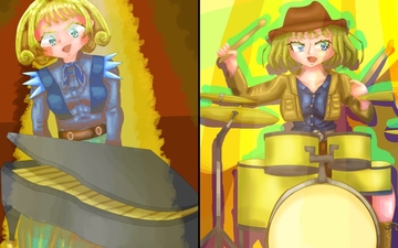 いれいざーイラスト集15民族衣装とバンド風 [イレイザー]