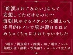 「痴○されてみたい」なんて妄想してただけなのに…毎朝見かけるイケメンに捕まって、多目的トイレで脳が蕩けるほどめちゃくちゃにされちゃいました [びたぁちょこれぇと]