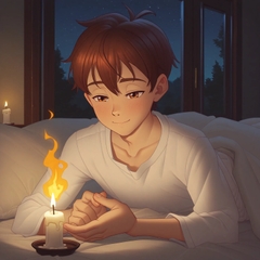 【30秒ボイス】キャンドルの火、見てると眠くなる [賞味期限30分の声の主]