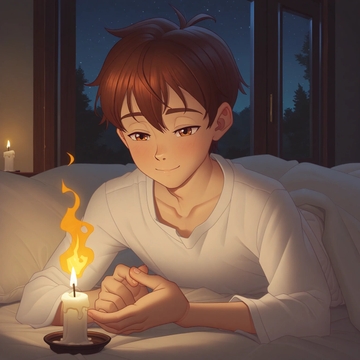 【30秒ボイス】キャンドルの火、見てると眠くなる [賞味期限30分の声の主]