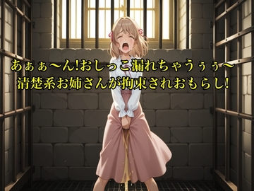 【こっち見ないでぇ〜シリーズ】あぁぁ〜ん!おしっこ漏れちゃうぅぅ〜清楚系お姉さんが拘束され我慢の限界で2度もお漏らしするボイス【お姉さん/失禁】 [エロカフェ]