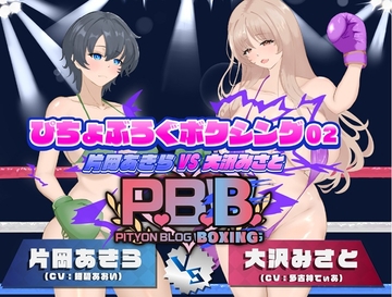 P.B.B. ぴちょぶろぐボクシング Vol.02 片岡あきら VS 大沢みさと [ぴちょんブログレスリング]