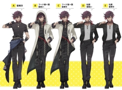 インナーカラーの男性 別ver. [立ち絵屋 らっこ]