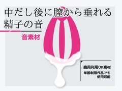 効果音素材「中だし後に膣から垂れる精子の音」～商用OK著作権フリー [商用利用OK素材]