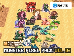 RPG Developer Bakin Mokemo Factory MONSTER PIXEL PACK Vol.3 [SmileBoom]