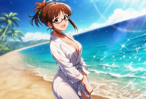 プライベートビーチ 秋○律子 [偶像館]