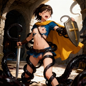 勇者一行全滅…魔物に凌●される勇者・戦士・魔法使い・賢者 [幻月堂]