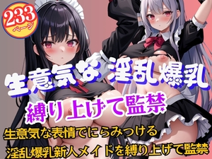 生意気な表情でにらみつける淫乱爆乳新人メイドを縛り上げて監禁 [エッチなAIちゃん1号]