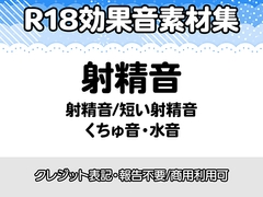 【R18効果音・クレジット表記不要】射精音に特化した効果音素材集 [りりすたじお]