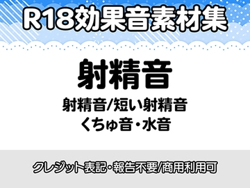 【R18効果音・クレジット表記不要】射精音に特化した効果音素材集 [りりすたじお]