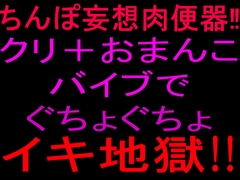 ちんぽ妄想肉便器‼クリ+おまんこバイブでぐちょぐちょイキ地獄‼ [絶頂ひとりオナ子]