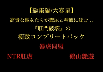 【総集編/大容量】全21作品！！ 高貴な淑女たちが糞尿と精液に沈む…『肛門破壊』の 極致コンプリートパック [暴虐同盟]