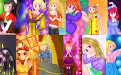 いれいざーイラスト集総集編2、28枚収録、民族衣装ビキニアーマー水着など [ERASER]