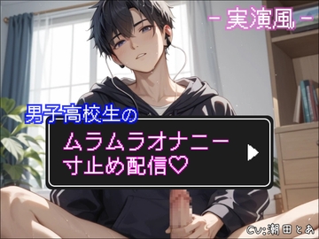 【実演風】男子高校生のムラムラオナニー寸止め配信♡ [ひとりでできるもん!]