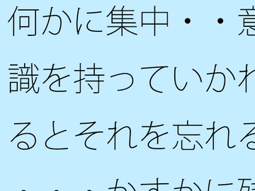 何かに集中・・意識を持っていかれるとそれを忘れる・・・かすかに残っていてなんとか対処 [サマールンルン]