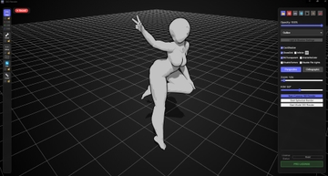 少女キュートポーズ、および360度レンダリング画像、ファイル数600枚、3Dビューワーソフト同梱 [画力向上委員会]