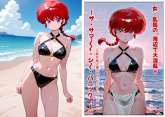 女・乱〇の、海辺で大混乱★―ザ・サマ～・シ～・パニック★―『久〇先輩の妻【女】に、されちゃった★』前編 [Nuける万画工房]