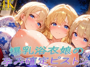 浴衣着たまま子宮奥ガン突き！ 爆乳ゆかた娘の孕み確定ピストン [爆乳の園]