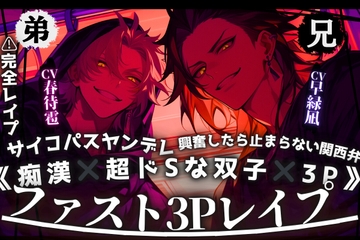 ⚠︎完全レ○プ《痴○✖︎超ドSな双子✖︎3P》興奮したら止まらない関西弁の兄とサイコパスヤンデレ弟【駅弁車内お漏らし二竿同時挿入子宮マゾ雌堕ち】独占ミュートver同梱 [sadistic|M]