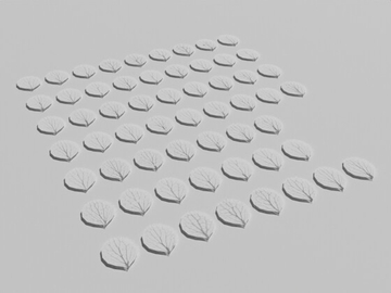 アジサイ 花びら 12mm [Visha]