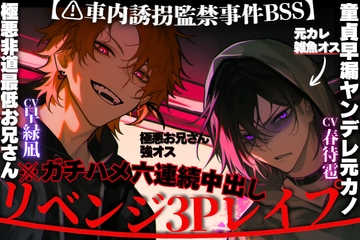 ※45分※リベンジ3Pレ○プ【⚠︎車内誘拐監禁事件】童貞早漏ヤンデレ元カノに頼まれた極悪非道関西お兄さんに『俺の精子で子宮溺れさせたるわ』※ガチハメ六連続中出し [sadistic|M]