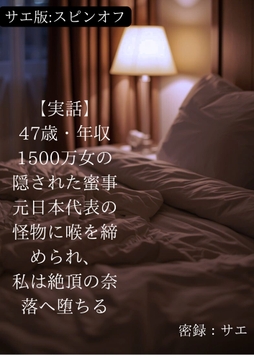 【実話】47歳・年収1500万女の隠された蜜事～元日本代表の怪物に喉を締められ、私は絶頂の奈落へ堕ちる～(スピンオフ:サエ版) [密録]