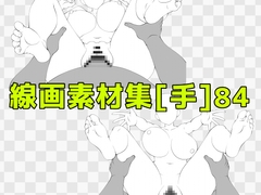 線画素材集[手]84 [ART111]