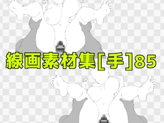 線画素材集[手]85 [ART111]