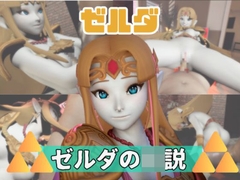 【動画3本】ゼルダがラブラブから責め責めまで色んなプレイをする動画パック [パラレル]