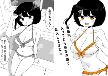 お風呂入ってたら妹が水着で乱入してきた5 [ミニガムマシン]