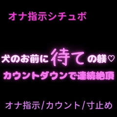 【オナ指示/カウント/寸止め】犬のお前に待ての躾♡〜カウントダウンで連続絶頂〜 [絶頂誘導Lab.]