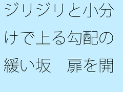 ジリジリと小分けで上る勾配の緩い坂 扉を開くと戻れる現状認識ではあるが [summer lunlun]
